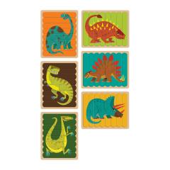 Puzzle 24 piese - Mighty Dinosaurs Puzzle Sticks