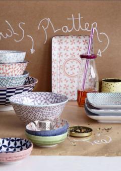 Platou - Geometric Eclectic Blue