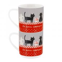 Set de 2 cani - En Bonne Compagnie Derriere la porte