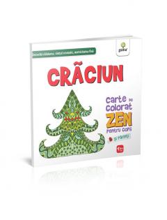 Craciun - Carte de colorat Zen pentru copii