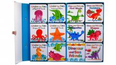 Small book carrycase set - Dinosaur & Sea Friends