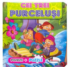 Povesti cu Puzzle - Cei trei purcelusi