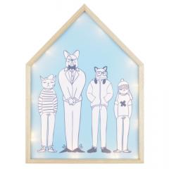 Obiect decorativ albastru iluminat - Bright Child