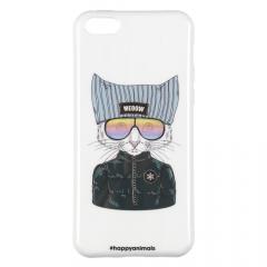 Husa Iphone 5C - Happy Chat Doudoune