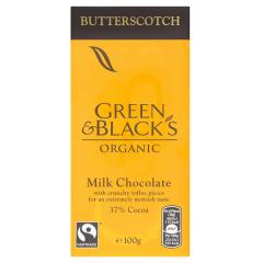 Ciocolata organica cu lapte si Butterscotch