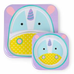 Set farfurie si castronel - Unicorn
