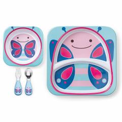 Set farfurie si castronel - Fluture