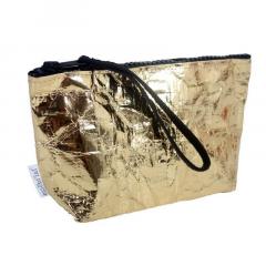 Sac pentru depozitare - Gold Raffia