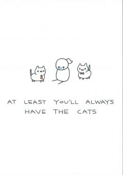 Felicitare - You'll always have the cats OHH Deer