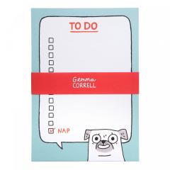 Carnet magnetic - Pug To do