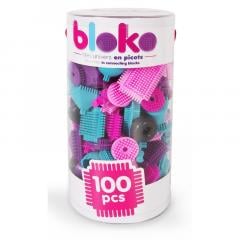 Tub cu 100 de piese /blocuri pentru construit Mediadocs