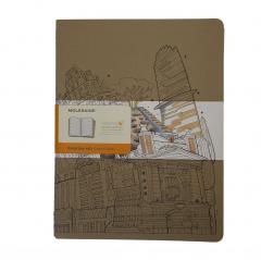 Carnet - Colouring Cover Cahier Kraft Brown Extra Large