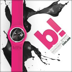 Curea mare pentru ceas - B! Color - Pink / Black