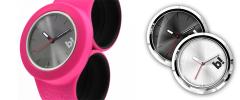 Curea mare pentru ceas - B! Color - Pink / Black Bill's Watches