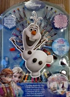 Set carte + jucarie: O zi de vara perfecta pentru Olaf + Jumbo activity set