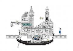 Macheta 3D : Venezia - Color City