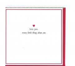 Felicitare - Love You. Every Little Thing Pigment Productions