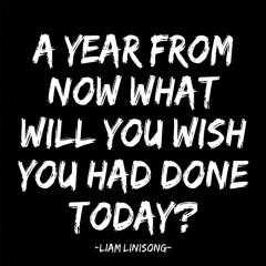 Magnet - Liam Linisong - A year from now Quotable Cards
