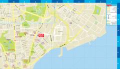 Lonely Planet Hong Kong City Map