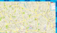 Lonely Planet London City Map