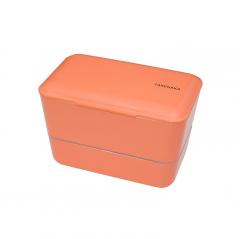 Cutie pentru pranz - Bento Box Expanded Double - Coral