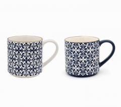 Set 2 cani - Mosaic Blue Stacking Lesser & Pavey
