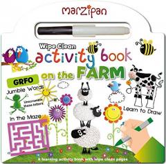 Robert Frederick Marzipan On The Farm Wipe Clean Book with Pen