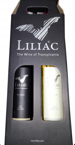 Pachet Liliac - vin rosu si vin alb