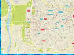 Lonely Planet Madrid City Map