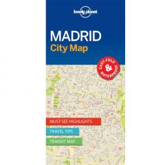 Lonely Planet Madrid City Map