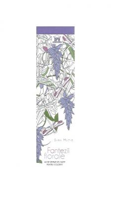 Semne de carte de colorat. Fantezii florale 