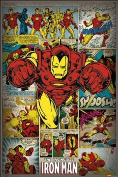 Poster maxi - Marvel "Iron Man retro" 