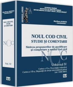 Noul Cod civil. Studii si comentarii