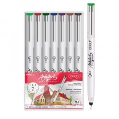 Set 7 linere - Arhitect Liner Grafic Multicolor
