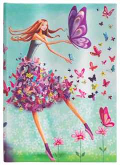Jurnal - Midi, Lined - Summer Butterflies