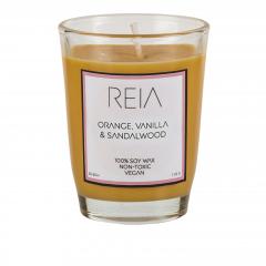 Lumanare parfumata - Portocale, Vanilie si Lemn de Santal