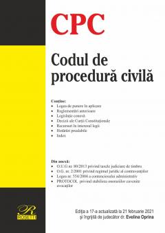 Codul de procedura civila - 21 Februarie 2021