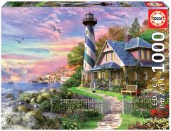 Puzzle 1000 piese - Lighthouse at Rock Bay