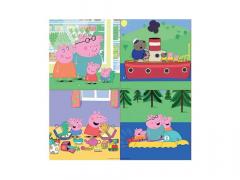 Puzzle 4in1 -  Peppa Pig with Case