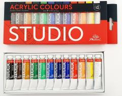 Set 12 culori acrilice Phoenix 12ml