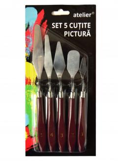 Set 5 cutite pentru pictura