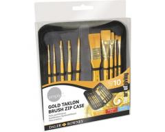 Set 10 pensule pentru acrilice