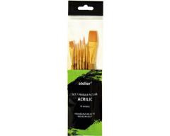 Set 7 pensule pentru pictura cu acrilice