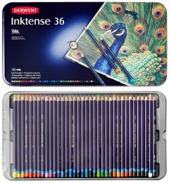 Set 36 creioane colorate - Inktense Derwent