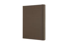 Carnet - Moleskine Classic Extra Large, Ruled, Brown Earth, Hard Cover
