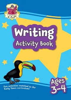 New Writing Home Learning Activity Book for Ages 3-4