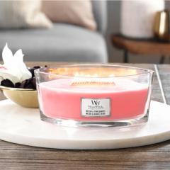 Lumanare parfumata - Melon & Pink Quartz (Ellipse)