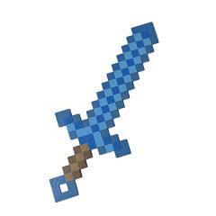 Sabie Minecraft Diamond, Albastru, Diamond Sword, 45 cm - Modele diferite
