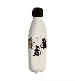 Sticla apa - Cats Bug Art Chats Musique, 500ml