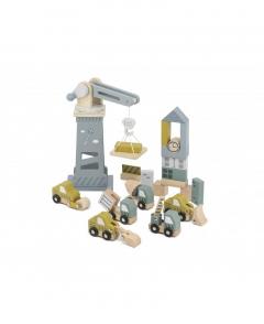 Set jucarii din lemn - Constructie - Boys